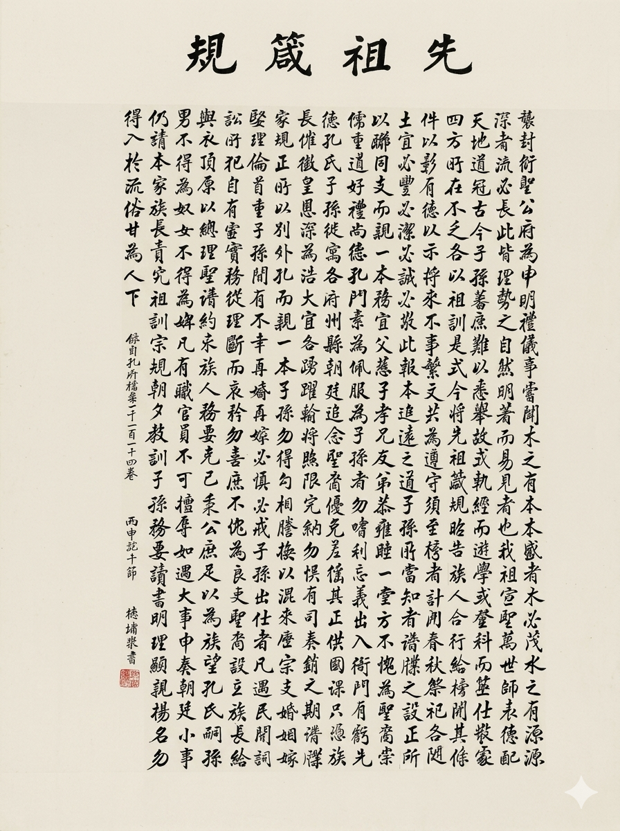 孔氏先祖箴規